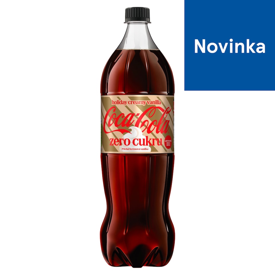 Coca-Cola Zero Sugar Holiday Creamy Vanilla 1.5 L