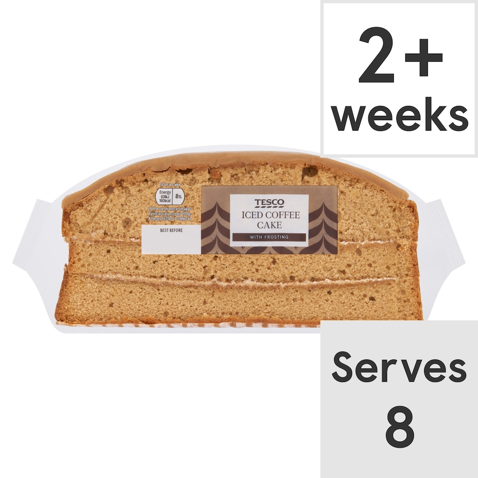 Tesco Iced Coffee Madeira Cake with Buttercream
