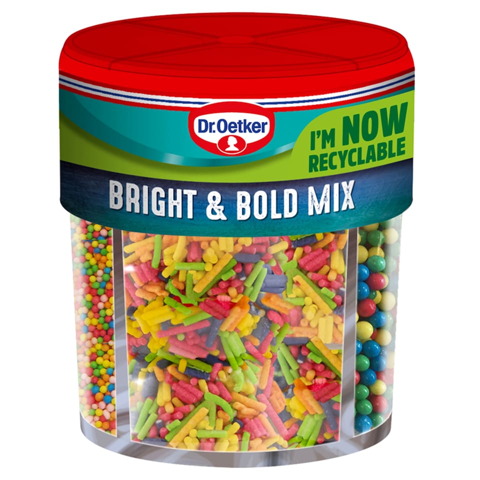 image 1 of Dr Oetker Bright & Bold Sprinkles Mix 109G