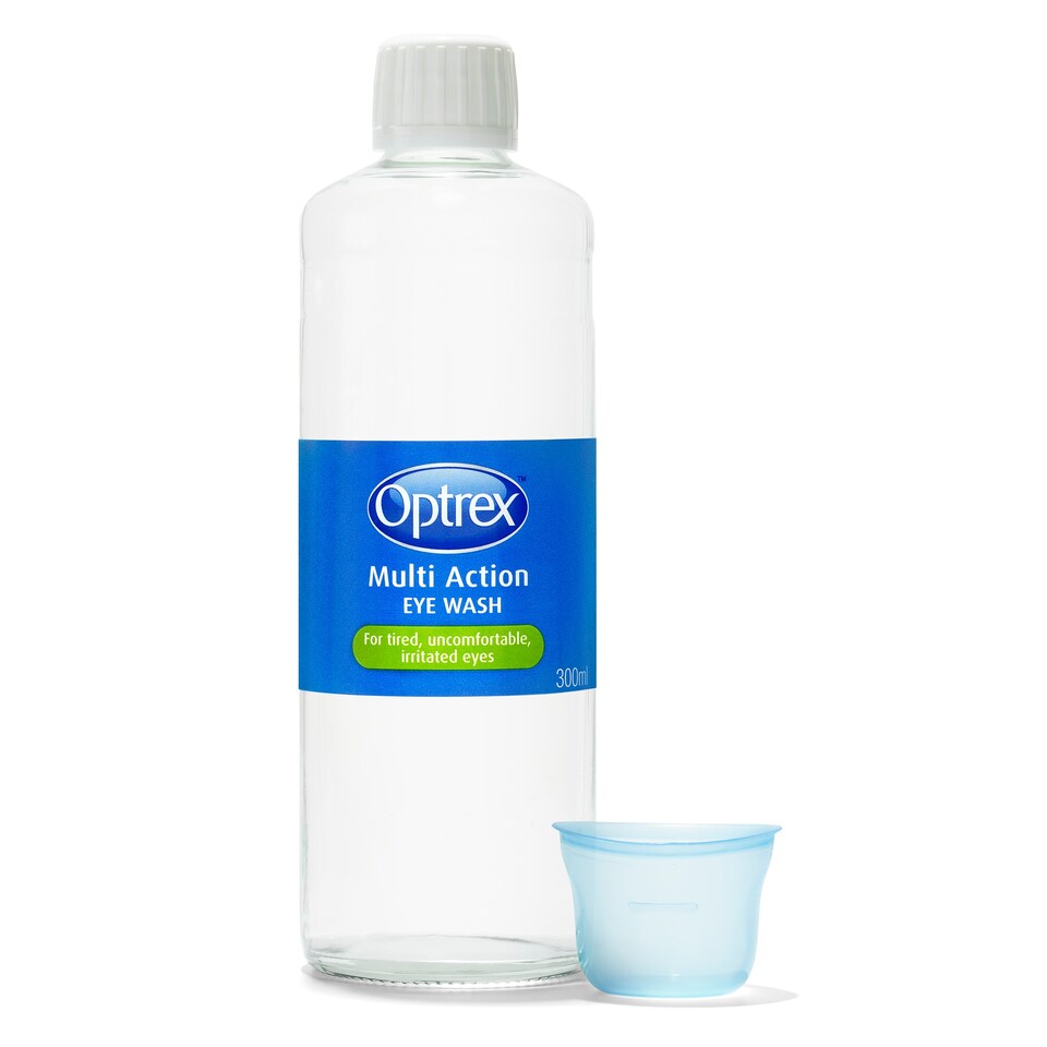 image 1 of Optrex Multi Action Eye Wash For Tired Irritated Eyes 300ml
