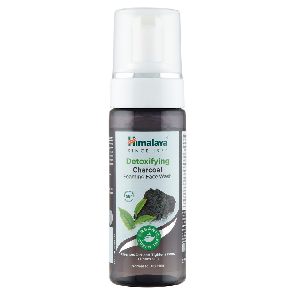 image 1 of Himalaya Detoxifying Charcoal Foaming Face Wash with Organic Green Tea 150 ml