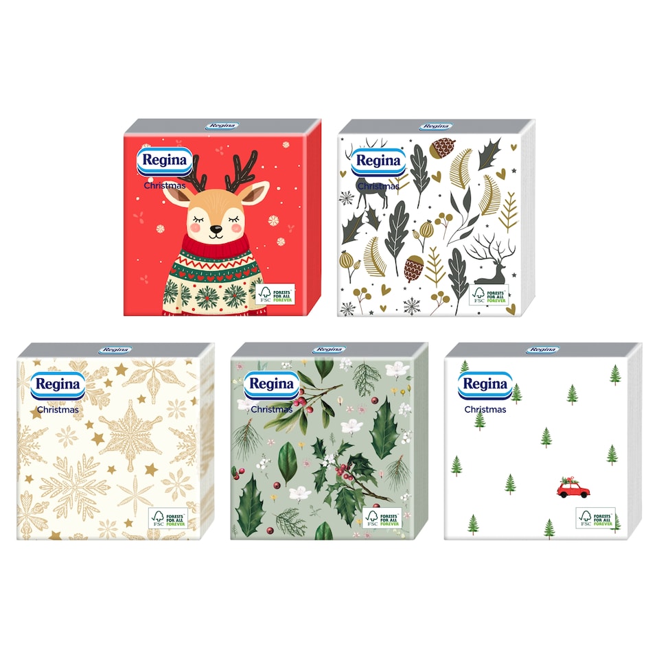 Regina Christmas Napkins 1 Ply 33 x 33 cm 15 pcs