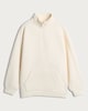 image 4 of F&F Active Pure Cotton Ribbed Half Zip Sweatshirt in Cream