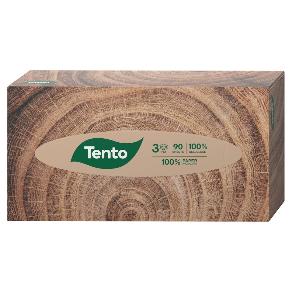 image 1 of Tento Kosmetické utěrky 3 vrstvé 90 ks
