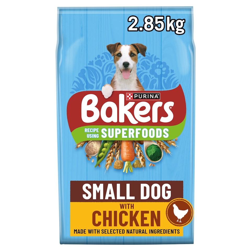 image 1 of Bakers Small Dog Food Chicken & Vegetable 2.85Kg