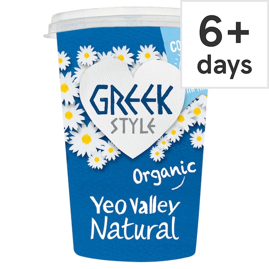 Yeo Valley Greek Style Natural Yogurt 450G Tesco Groceries