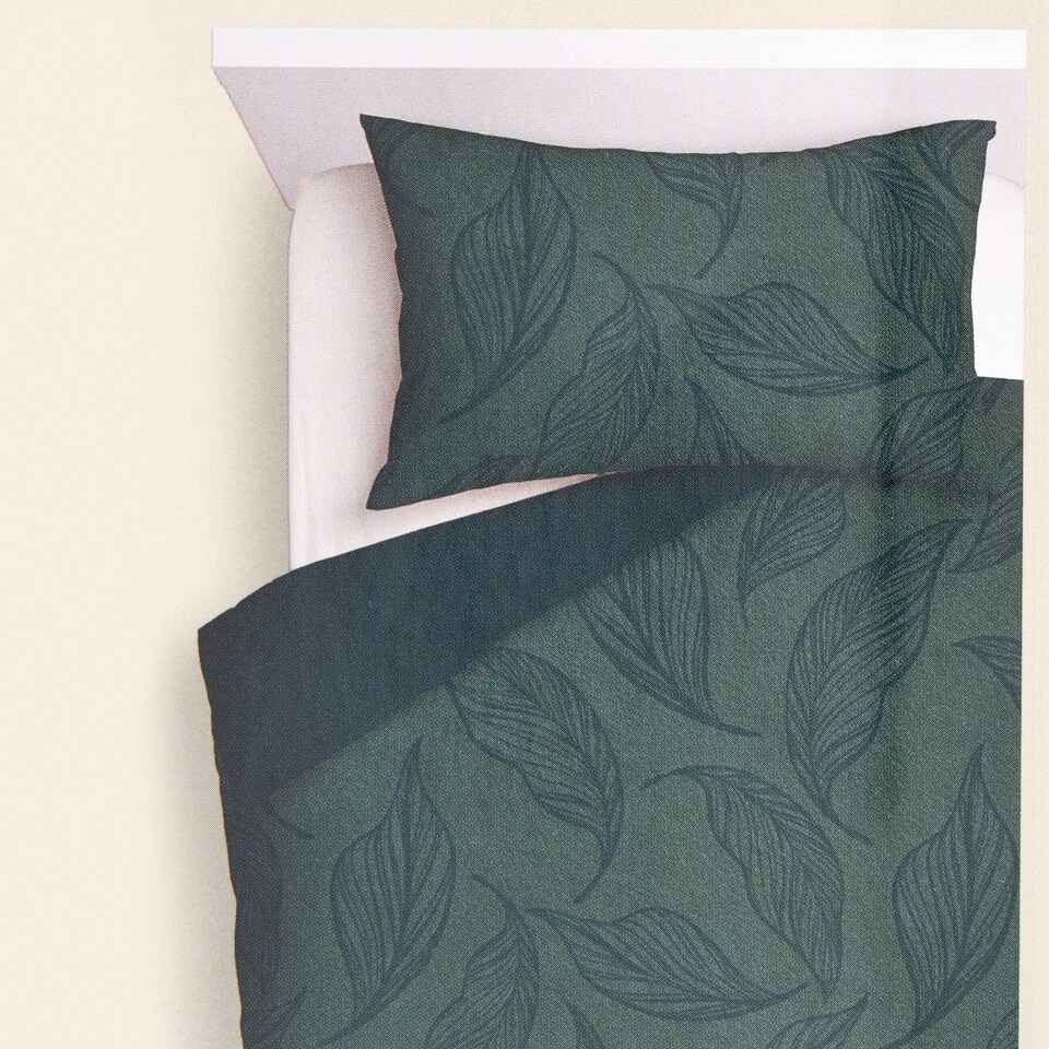 F&F Home Green Velvet ágyneműhuzat garnitúra 140 cm x 200 cm  1. kép