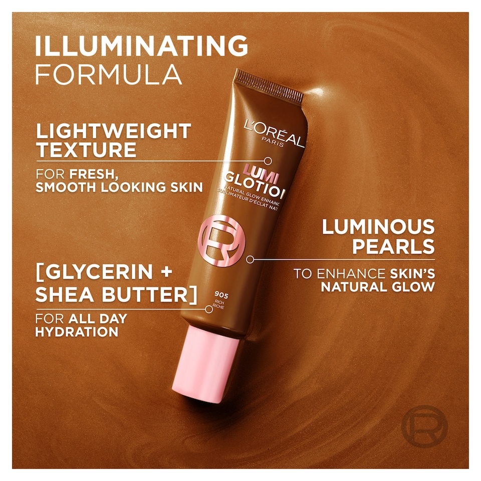 image 1 of L'Oréal Paris Lumi Glotion, 905 Very Deep Glow, 40ml