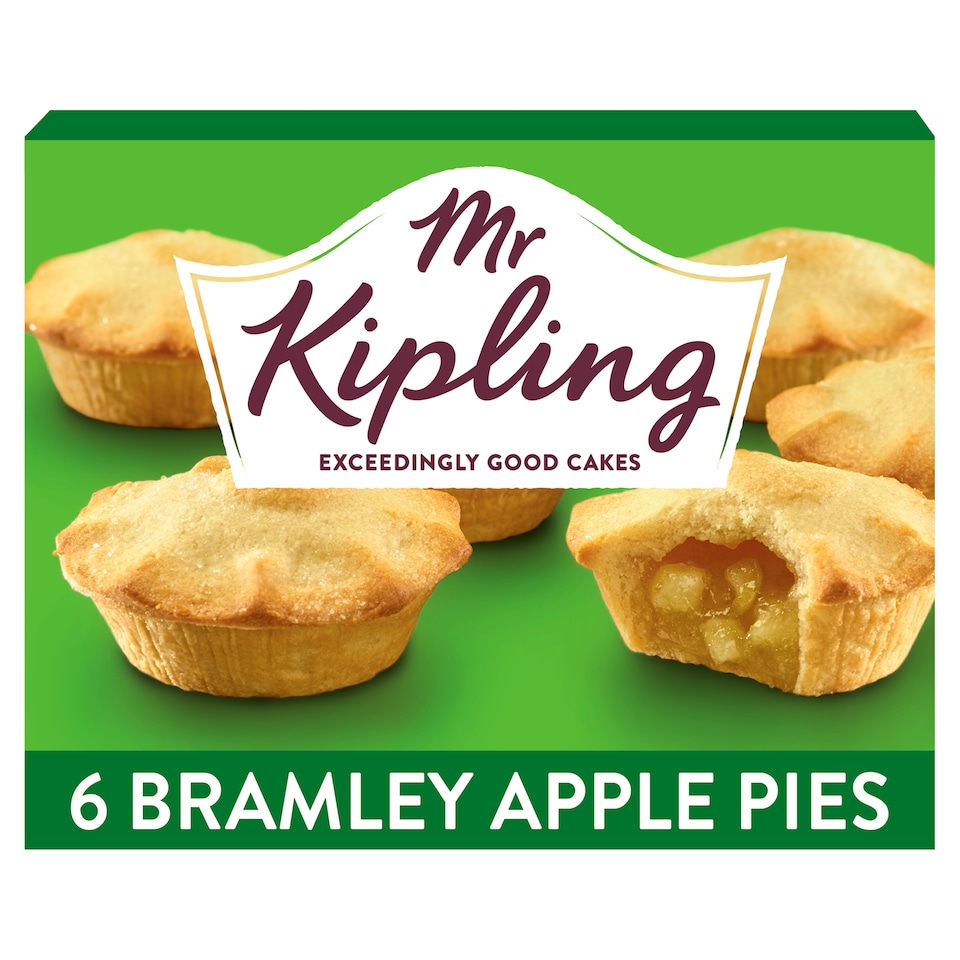 image 1 of Mr Kipling Bramley Apple Pies 6 Pack