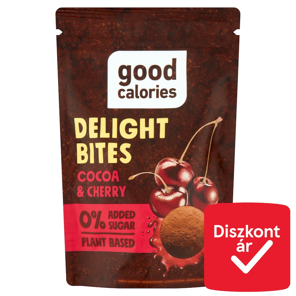 Good Calories datolyás falatok meggyel és kakaóval 58 g  1. kép