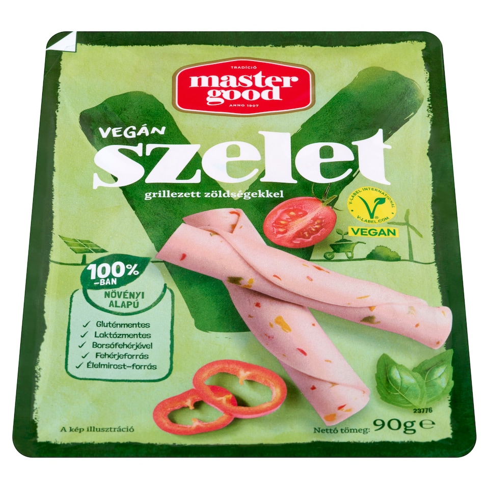 Master Good vegán szelet grillezett zöldségekkel 90 g  1. kép