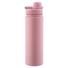 Tesco Pink Insulated Dual Water Bottle 650Ml