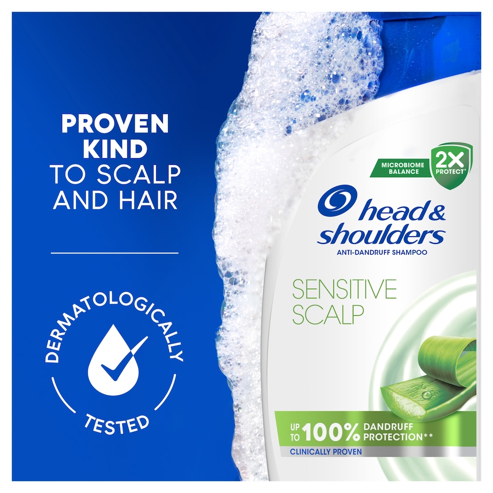 image 1 of Head & Shoulders Sensitive Scalp Anti Dandruff Shampoo 400Ml