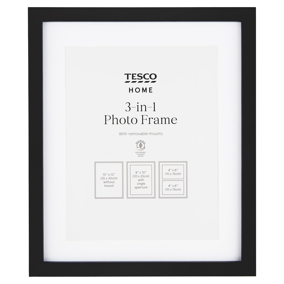 Tesco Home Fotorámik s vyberateľnou paspartou 3v1