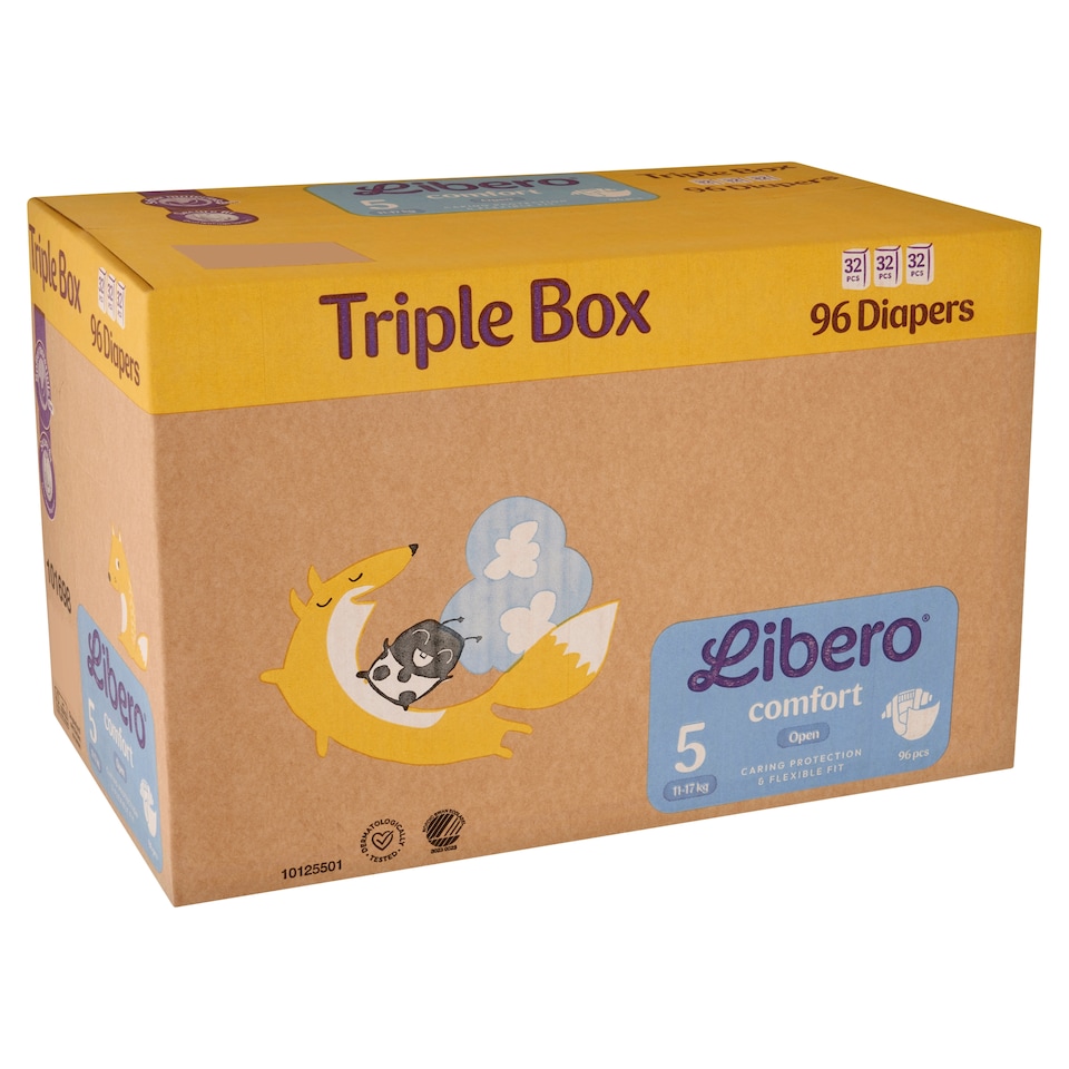 Libero Comfort Triple Box pelenka, méret: 5, 11-17 kg, 96 db  1. kép