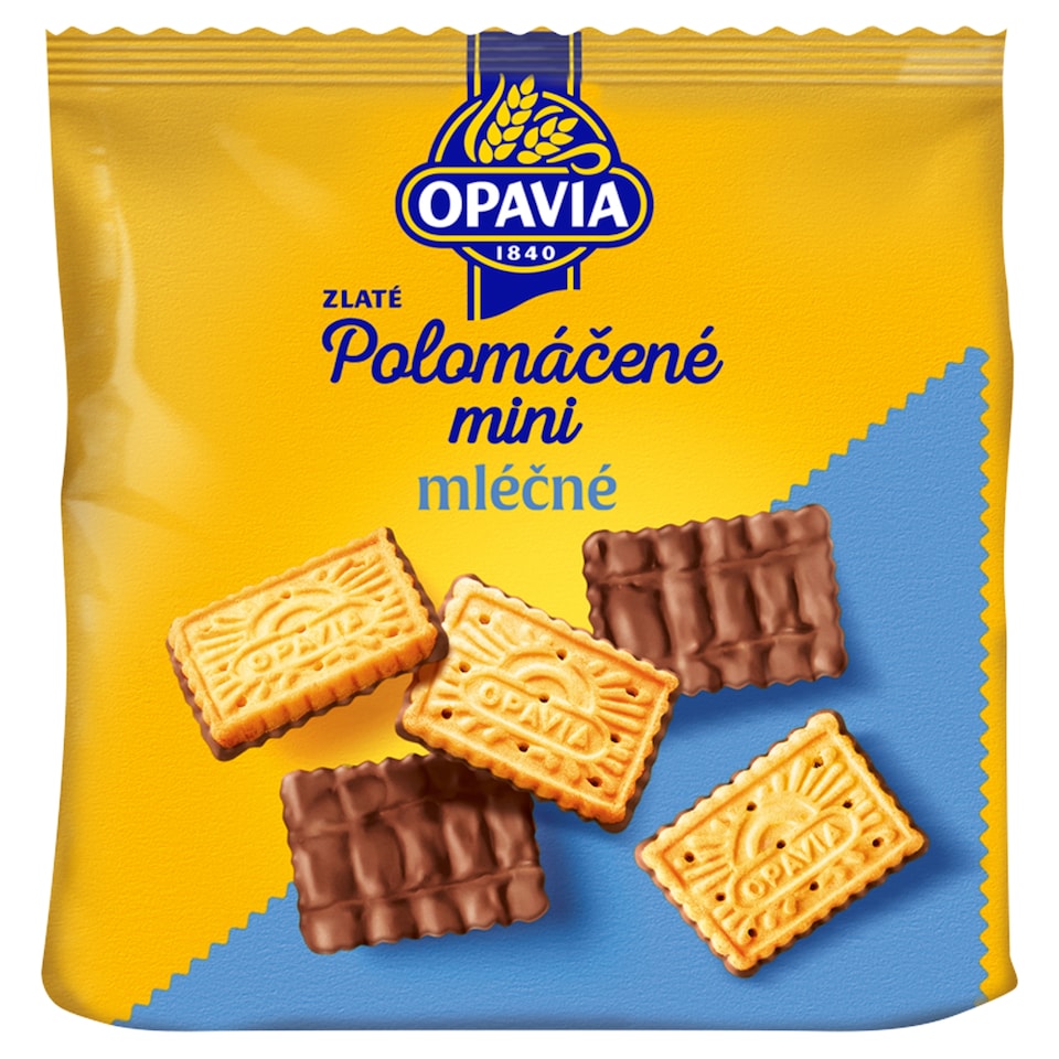 Opavia sušenky Zlaté Polomáčené Mini mléčné 145g