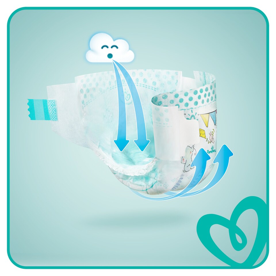 image 1 of Pampers Baby Size 6+ Jmb+ Pack 60 Nappies