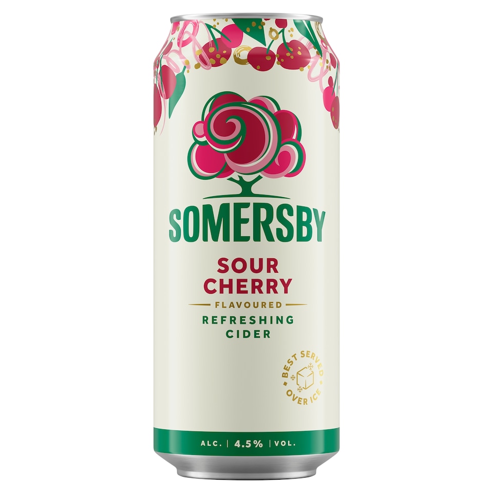 Somersby Sour Cherry cider almalé alapú szénsavas alkoholos ital meggy ízesítéssel 4,5% 0,5 l