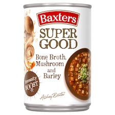 Baxters Bone Broth, Mushroom & Barley Soup 400G