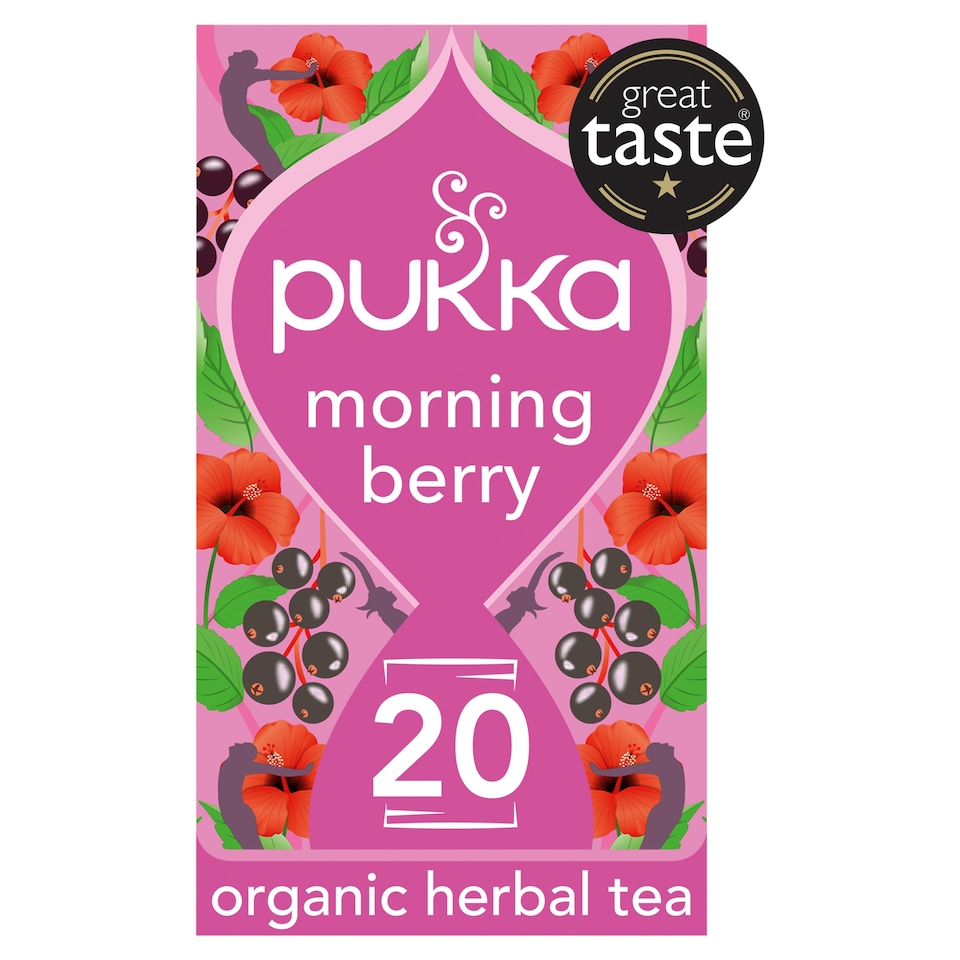 image 1 of Pukka Organic Morning Berry 20 Tea Bags 34G