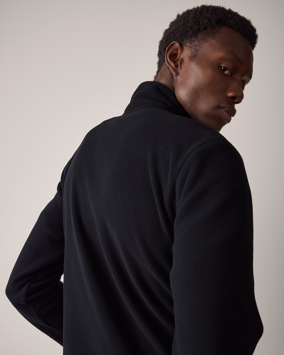 image 1 of F&F Active EVERYHOUR Zip Through Fleece in Black