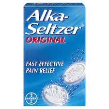 Alka-Seltzer Original Soluble Tablets - Pain & Cold/Flu Relief with Aspirin 20s