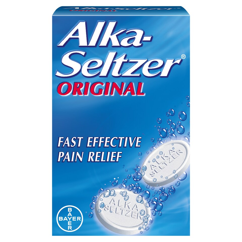 image 1 of Alka-Seltzer Original Soluble Tablets - Pain & Cold/Flu Relief with Aspirin 20s