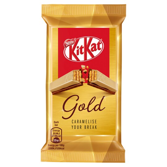 Nestle Kit Kat Gold 4 Finger 41.5G Tesco Groceries