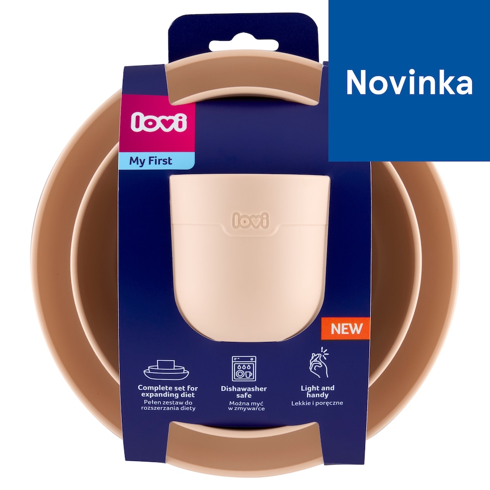 Lovi My First Tableware Set with Cup 6m+