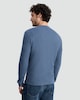 image 3 of F&F Waffle Knit Crew Neck Jumper with Wool in Blue