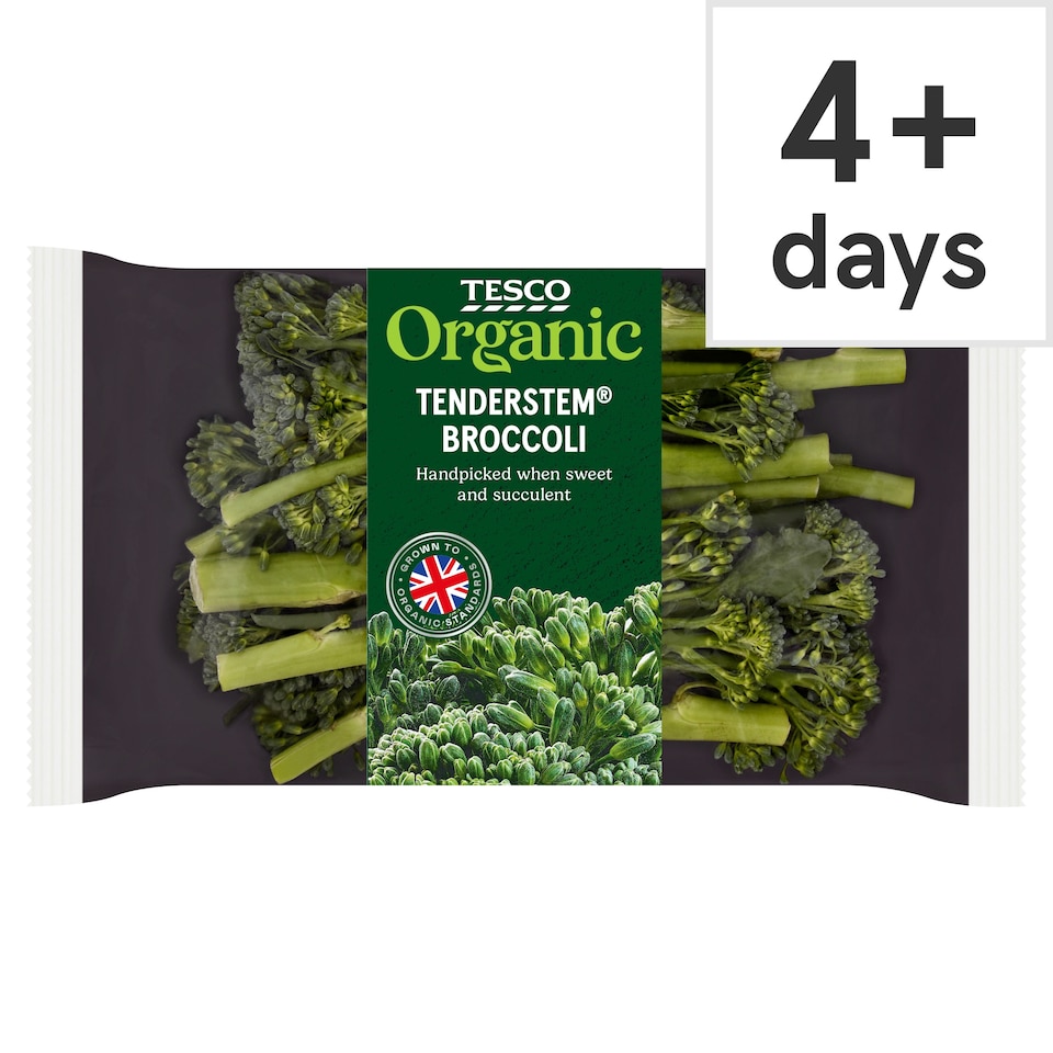 image 1 of Tesco Organic Tenderstem Broccoli 200G