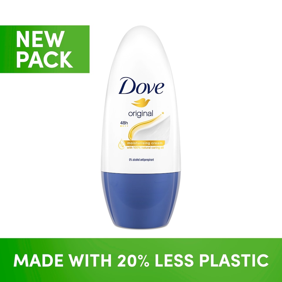image 1 of Dove Original 48h Roll-On Antiperspirant Deodorant 50ml