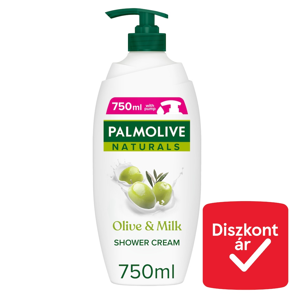 Palmolive Naturals Olive & Milk tusfürdő pumpás 750 ml  1. kép