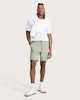 image 2 of F&F Cotton Rich Drawstring Rugby Shorts in Khaki