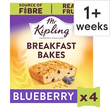  Mr Kipling Blueberry Breakfast Bakes Snack Cakes 4 pack