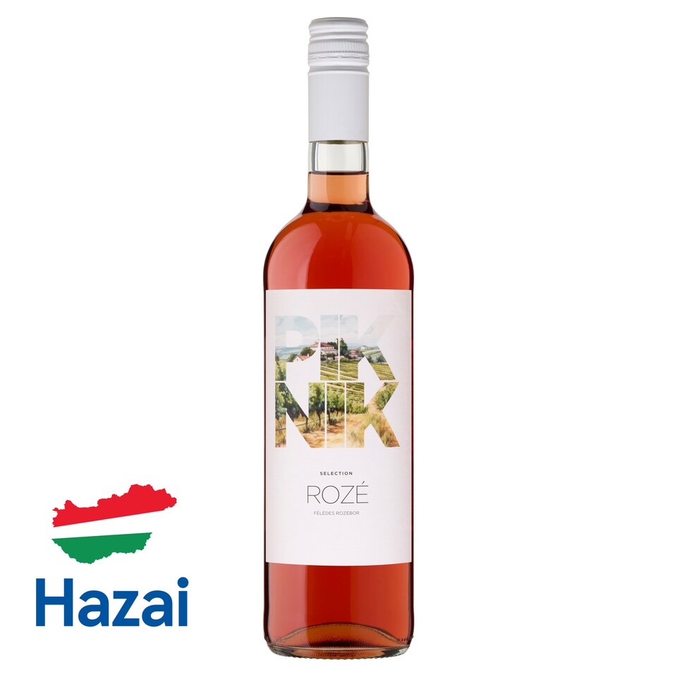 Piknik Selection Dunántúli Rozé félédes rozébor 10,5% 750 ml  1. kép
