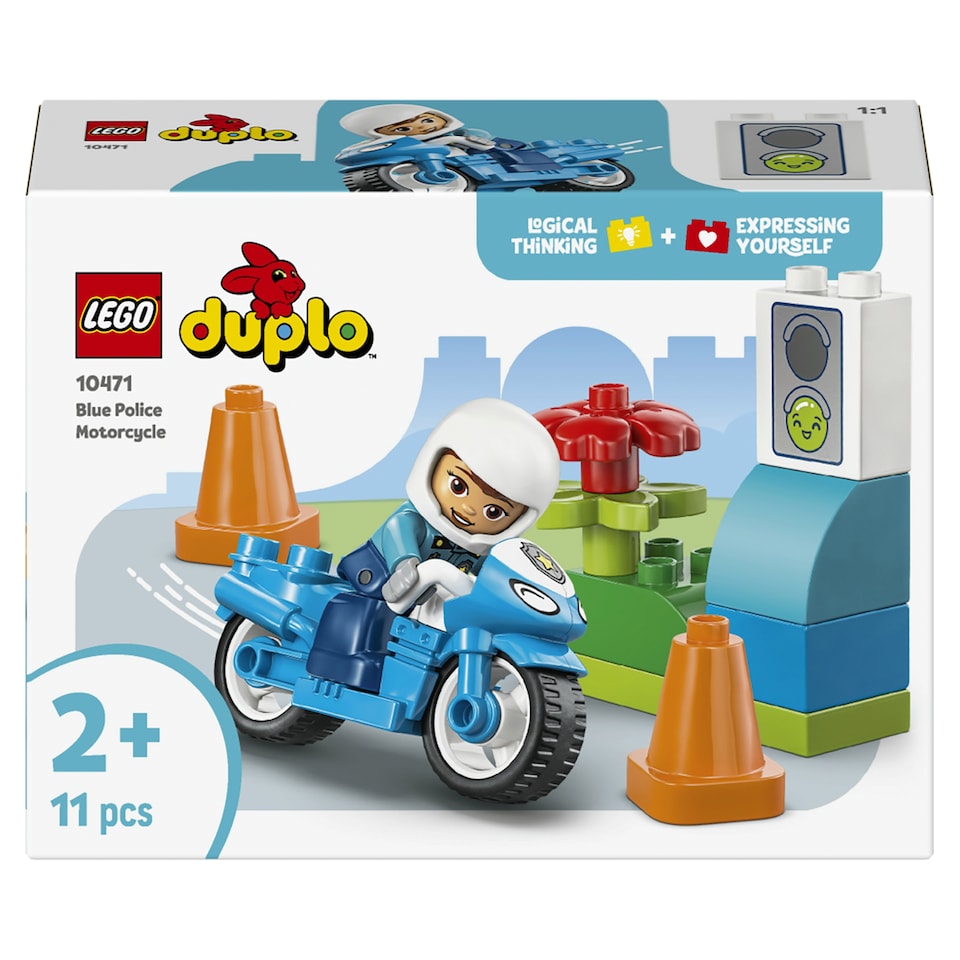 LEGO DUPLO 10471 Kék rendőrségi motorkerékpár  1. kép