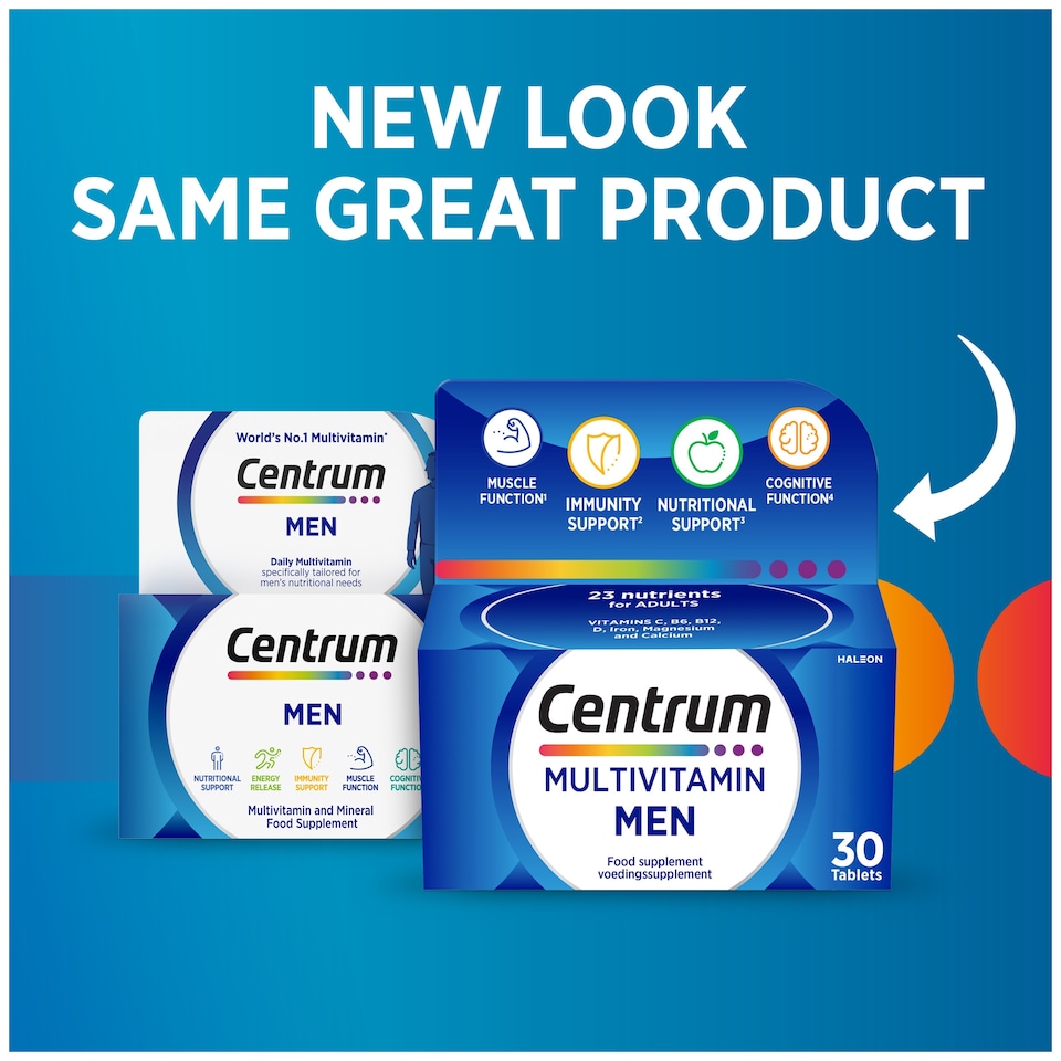 image 1 of Centrum Men Multivitamin 30 Tablets