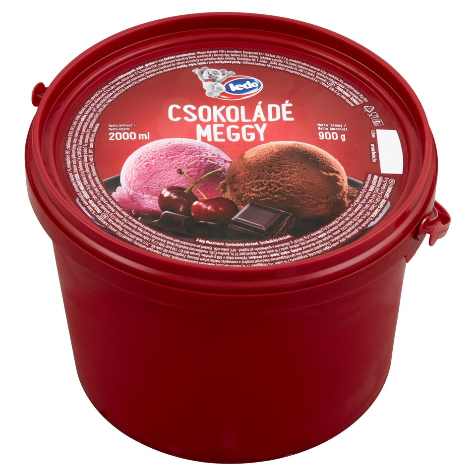 image 1 of Ledo Chocolate-Cherry Ice Cream 2000 ml