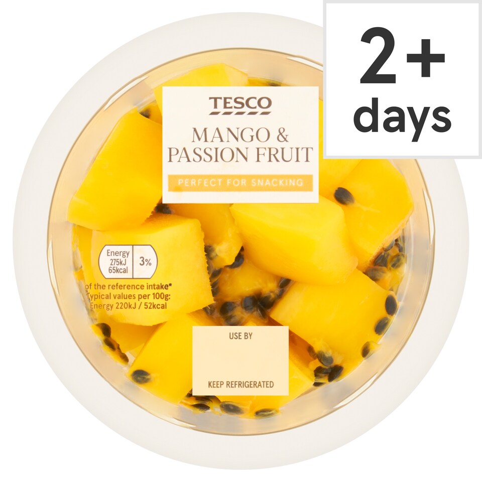 Tesco Mango & Passion Fruit Pot 250g