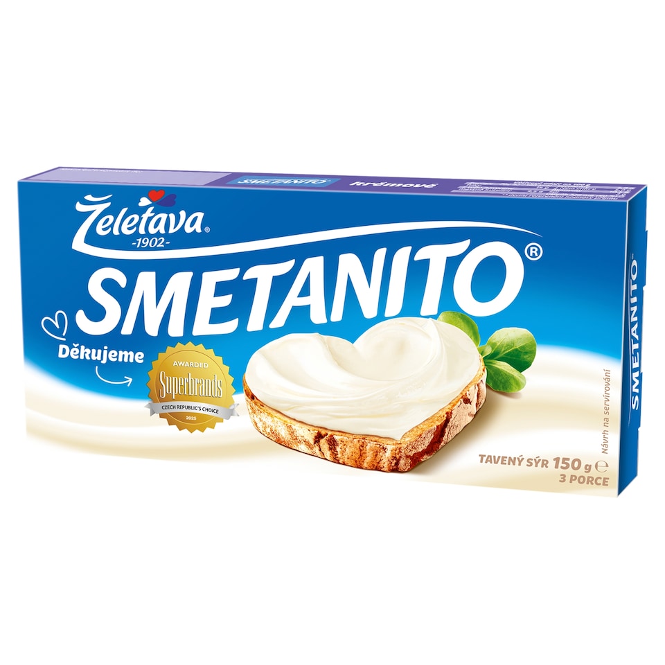Smetanito Krémové 3 ks 150g