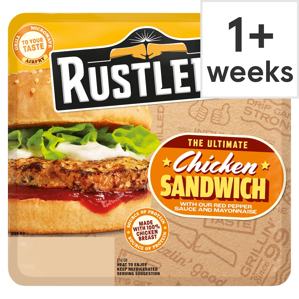 Rustlers Chicken Sandwich 150G