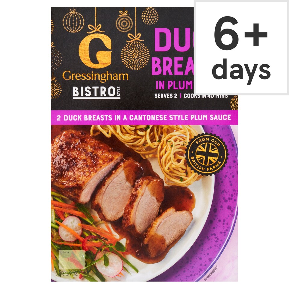 Gressingham Duck Breasts In Plum Sauce 400G