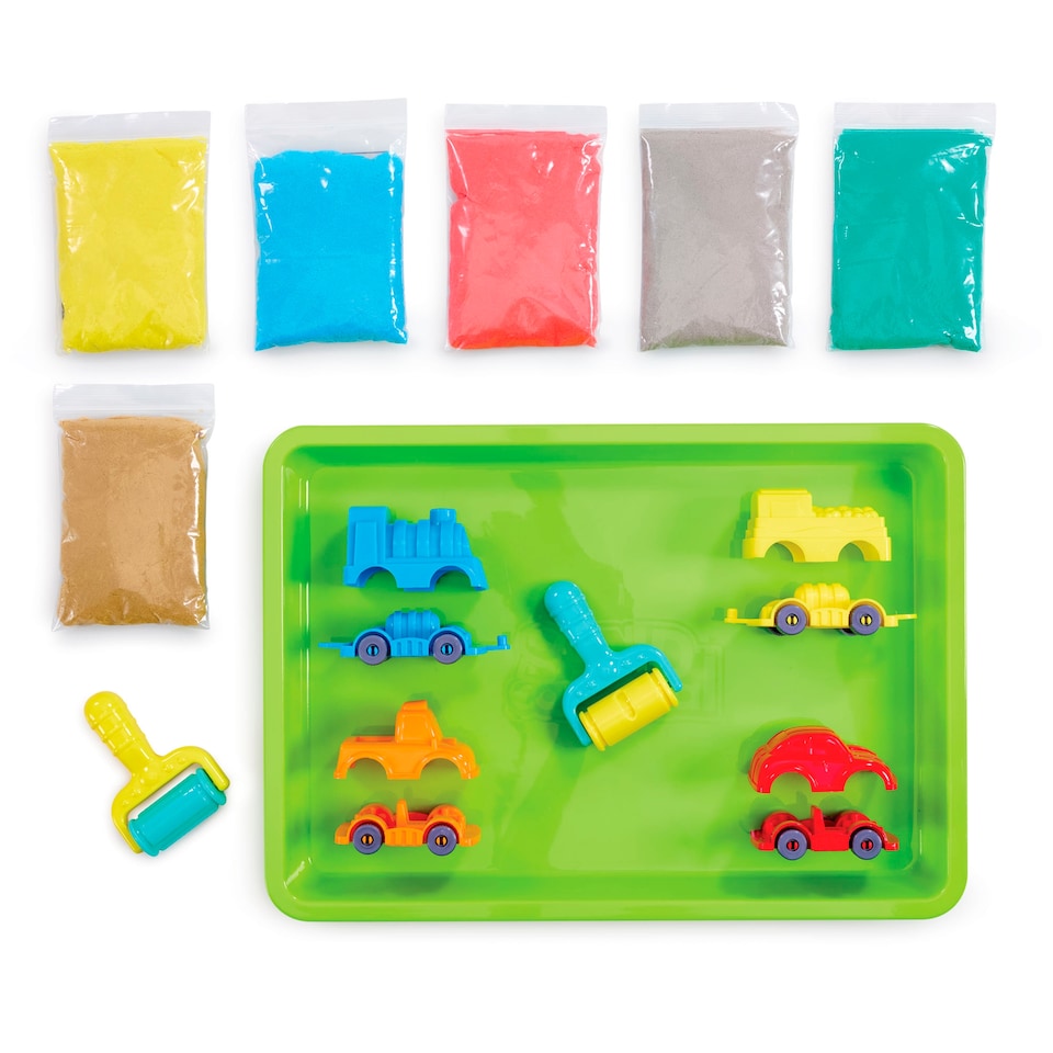 image 1 of Addo Sand Sational Road and Rail Racers Playset