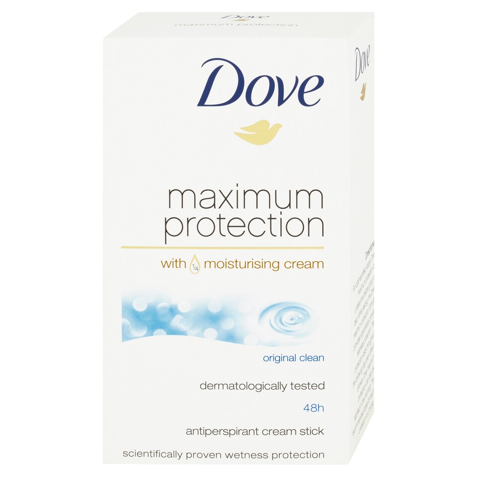 Obrázek 1 pro produkt Dove Maximum Protection Original Clean antiperspirační krém 45ml