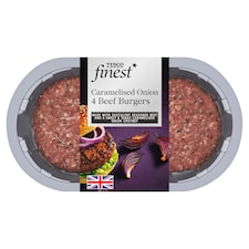 Tesco Finest Caramelised Onion Burgers 454g