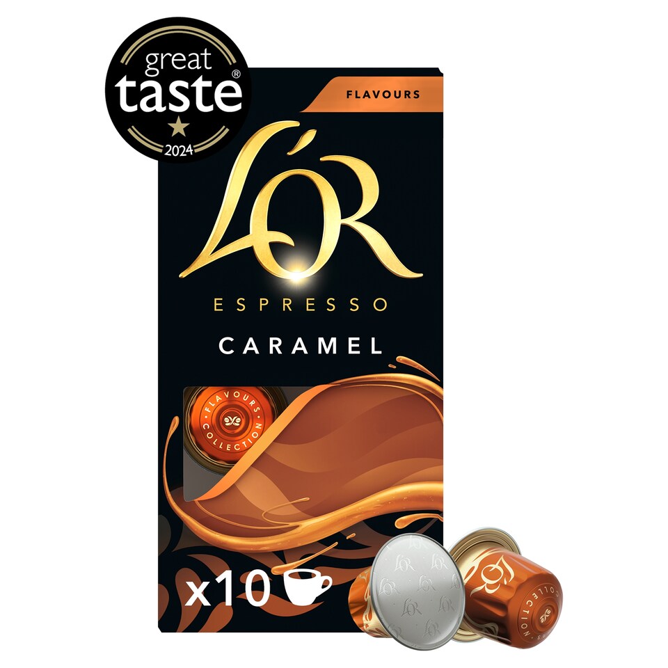 image 1 of L'or. Espresso Caramel Ground Coffee 10 Pack 52G