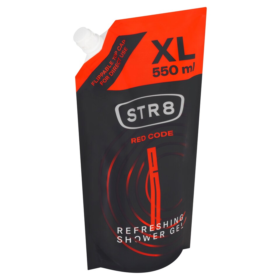 STR8 Red Code osvěžující sprchový gel 550ml