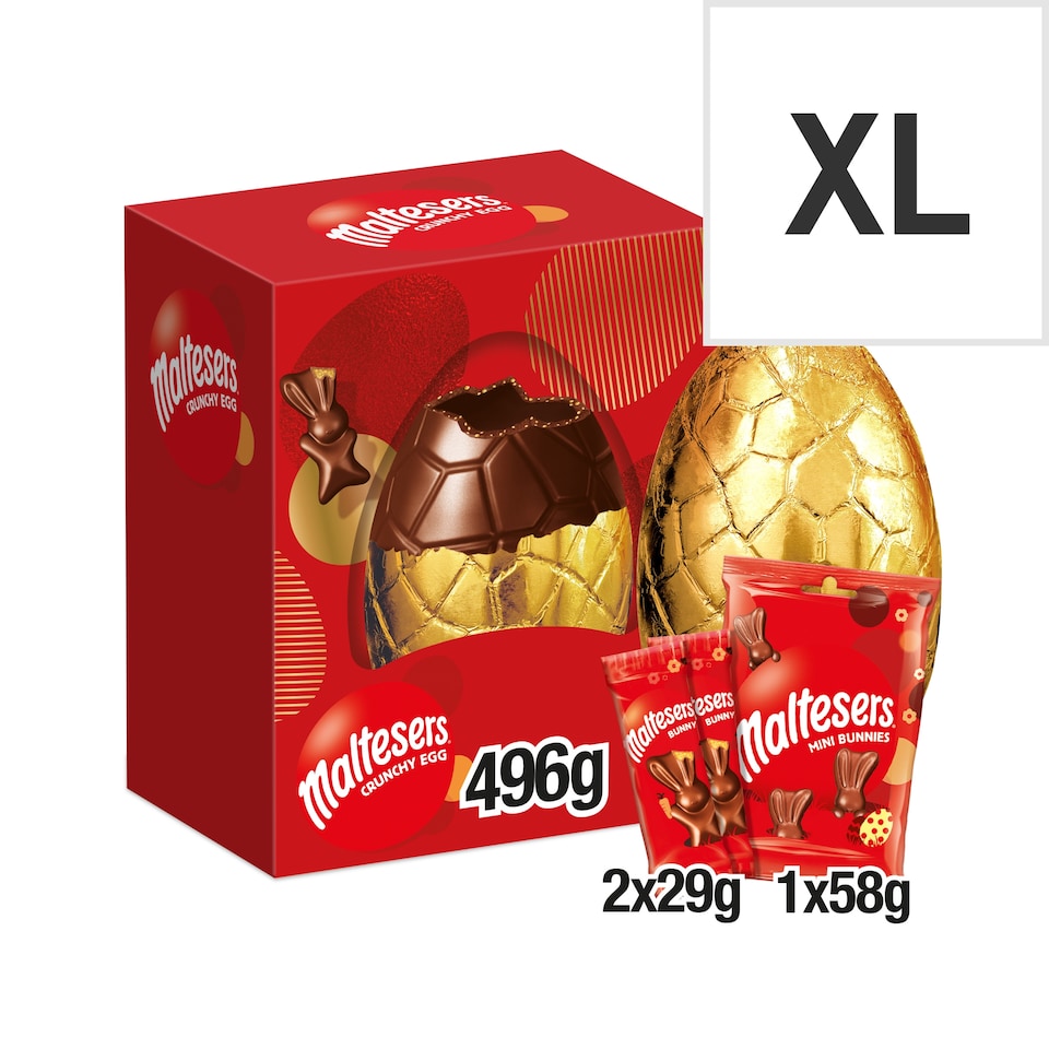 Maltesers Crunchy Milk Chocolate Easter Egg 496g