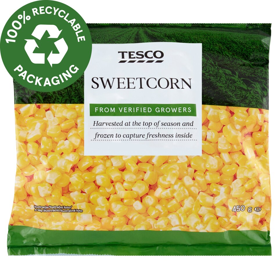 Tesco gyorsfagyasztott csemegekukorica 450 g